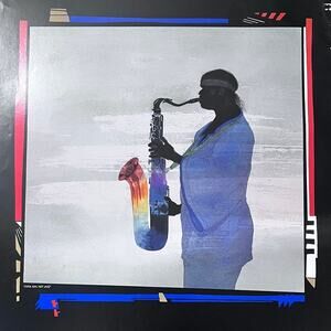 Vintage print 1992 JIM TANAKA Cool Sax, hot Jazz - African American Collectible